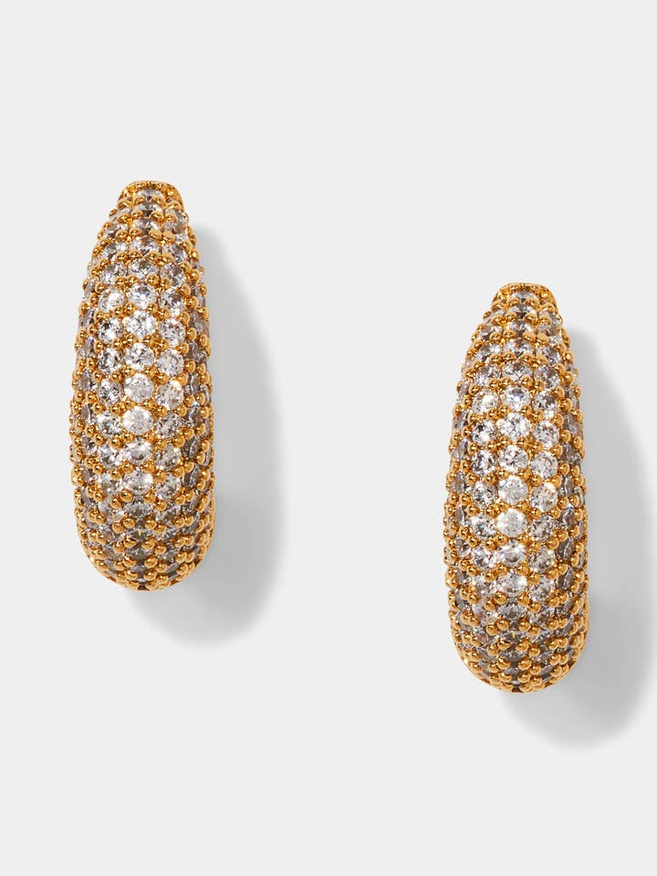 BOUCLES D'OREILLES CRÉOLES ALMA DOME J pour la vente par NADRI