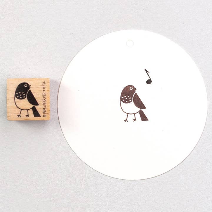5x stempels | klein roodborstje voor wholesale door Perlenfischer