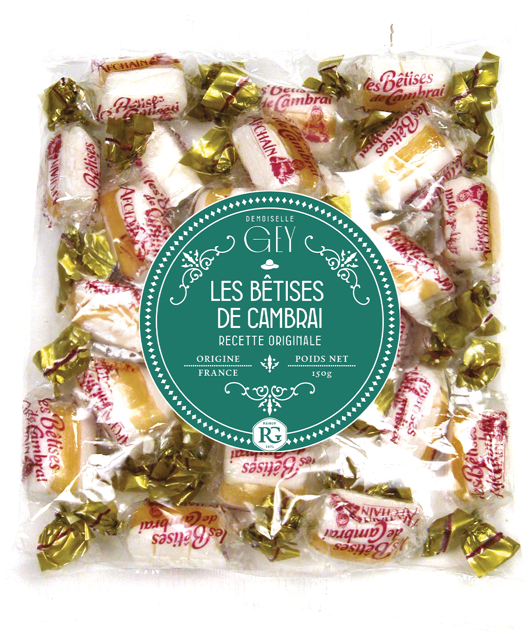 Maison RGEY - Wholesale Chocolade - Betises De Cambrai 150 g - Demoiselle GEY - 778140