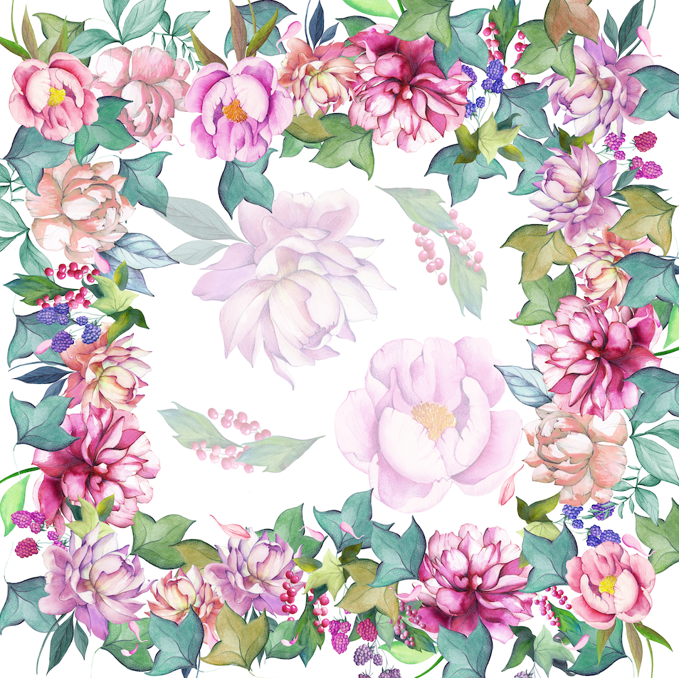 The Napking - Wholesale Tablecloth - Cotton Satin Tablecloths Peonia 100% Made in Italy3