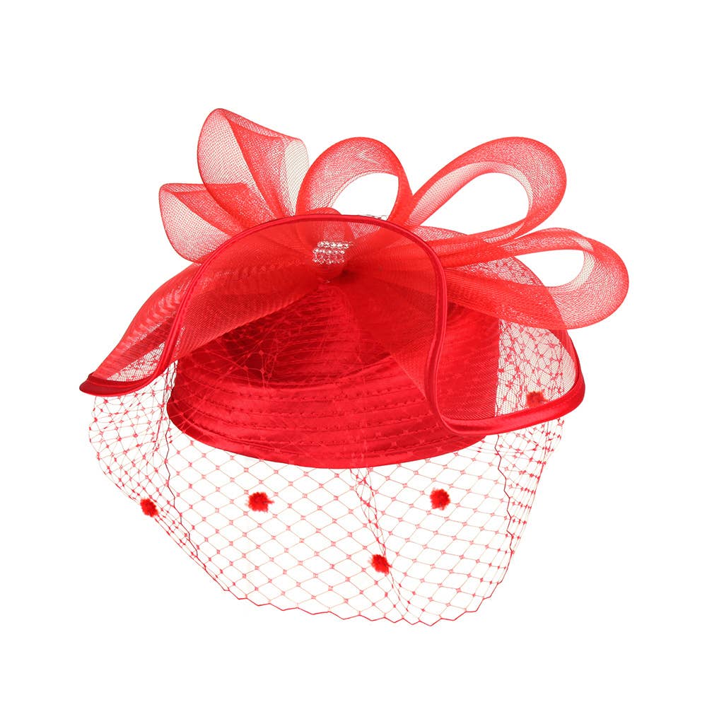 SP Sophia Collection - Wholesale Fascinator Hat - Women's - Braid Pill Box Party Occasion Hat 7