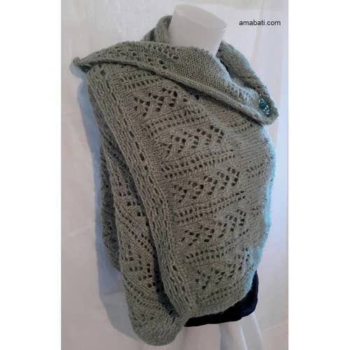 Stor sjal i hulmønster / nr. 5 for engroshandel hos Chez XYZ association artistique