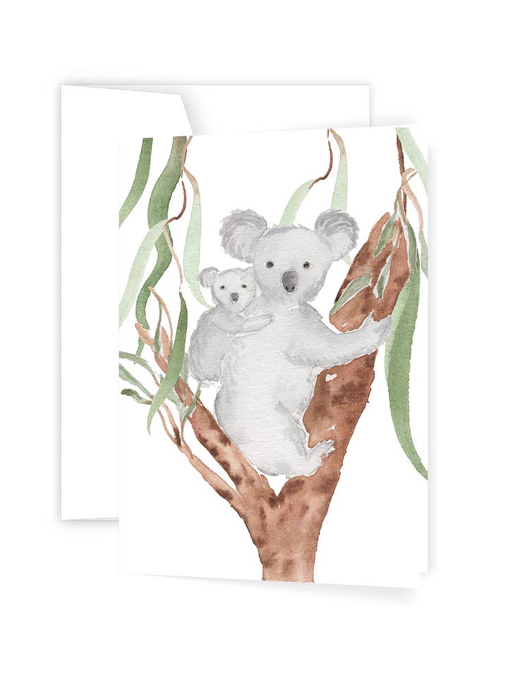 Koalas Greeting Card for wholesale by Ellen Walsh Designs