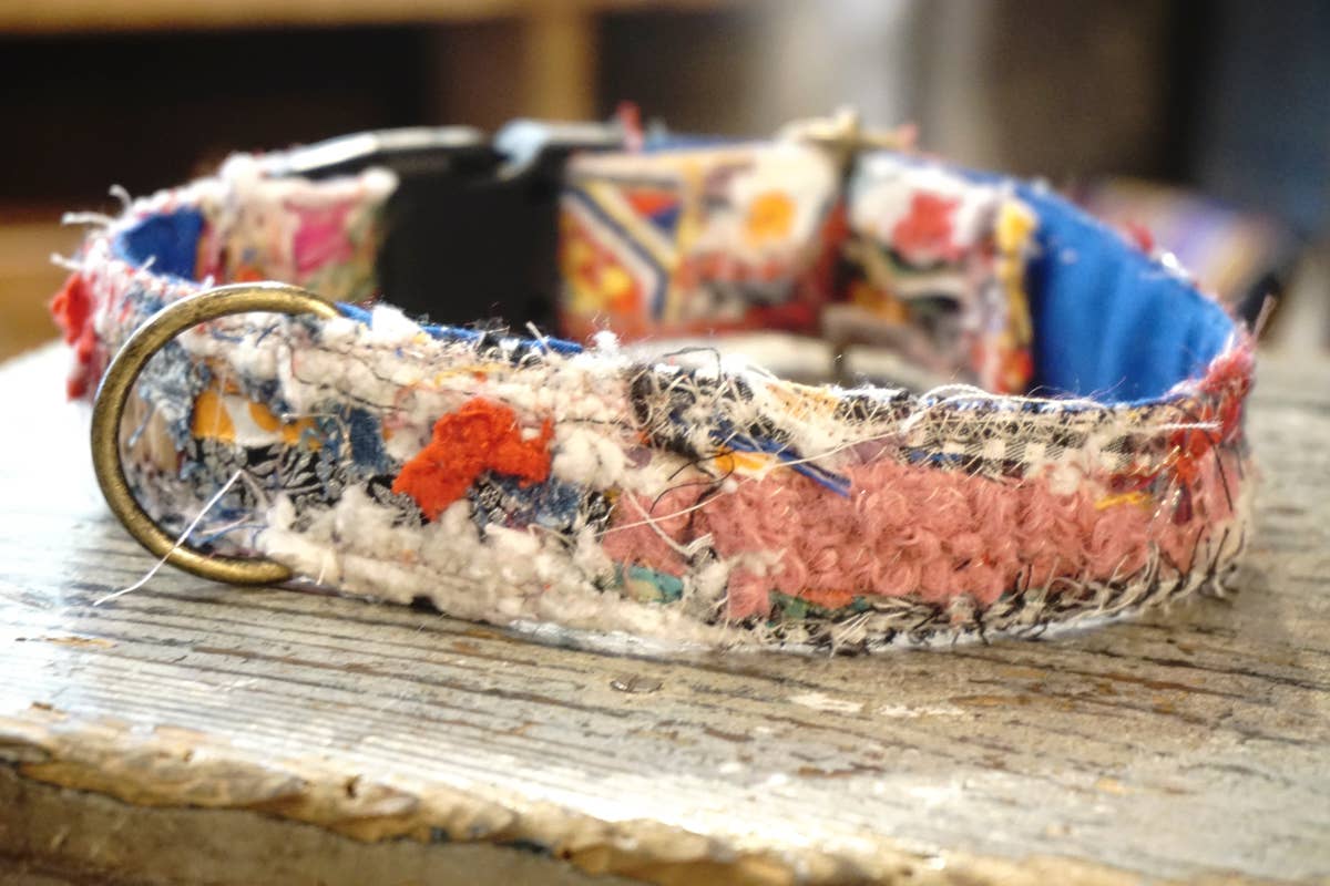 hundsfutter - Wholesale Pet Collar - Dog - Unique "patchwork1" dog collars - box with 4 sizes9