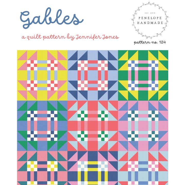 Penelope Handmade - Wholesale Quilt - Gables Quilt Pattern  |   Paper Version0