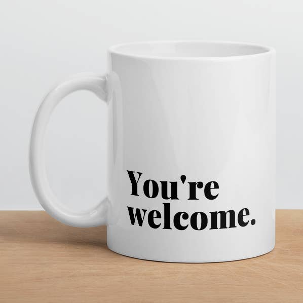 Du är välkommen keramisk mugg för wholesale av Careerlog