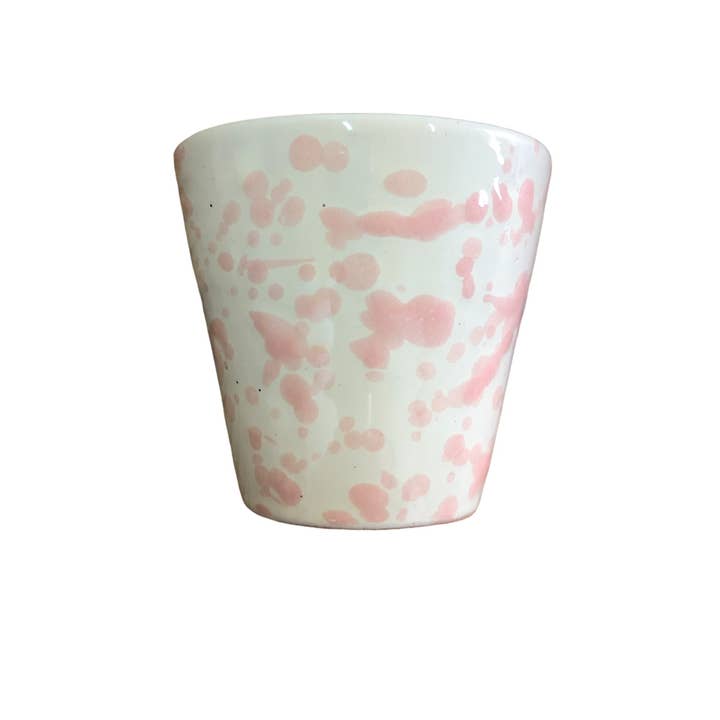 LOLIVA - Wholesale Drinking Glass/Cup - Glass h. 6 cm - Splasshed Line10