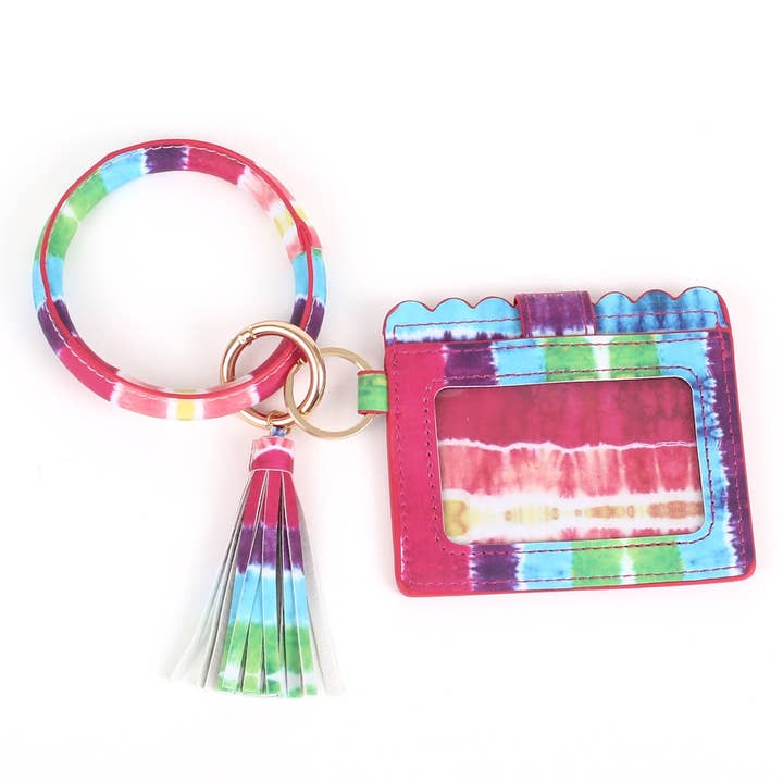 MiMi Wholesale - Wholesale Wallet - Women's - BB139x115 Various Pattern Bangle/Key-Chain/Wallet w/ ID Wind