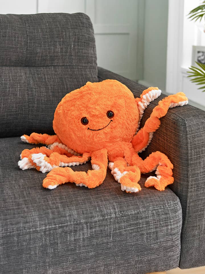 Weicher kuscheliger riesiger Handwärmer gemütlicher Oktopus für den Großhandel von Cozy Time Ltd