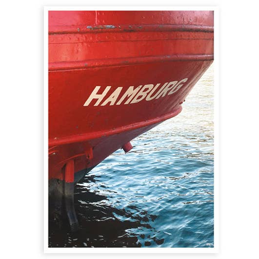 Hamburg Scheepsboeg | Ansichtkaart voor wholesale door Hey!Cards GmbH & Co. KG