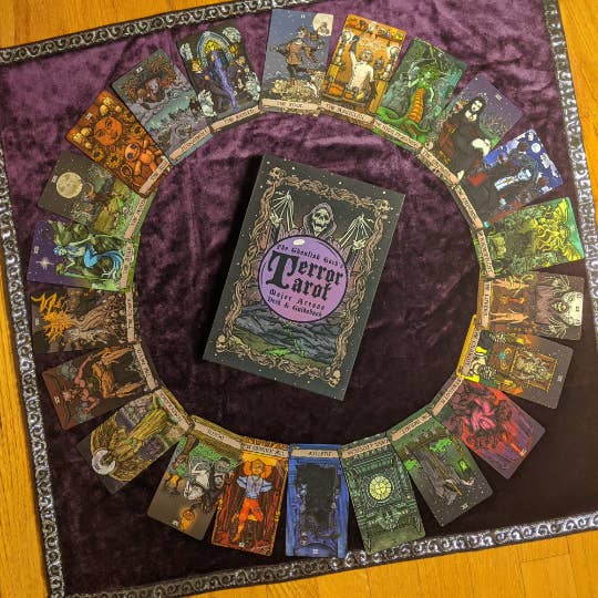 The Ghoulish Garb - Wholesale Tarot Cards - Terror Tarot Card Oracle Deck 23 Card Halloween Major Arcana1