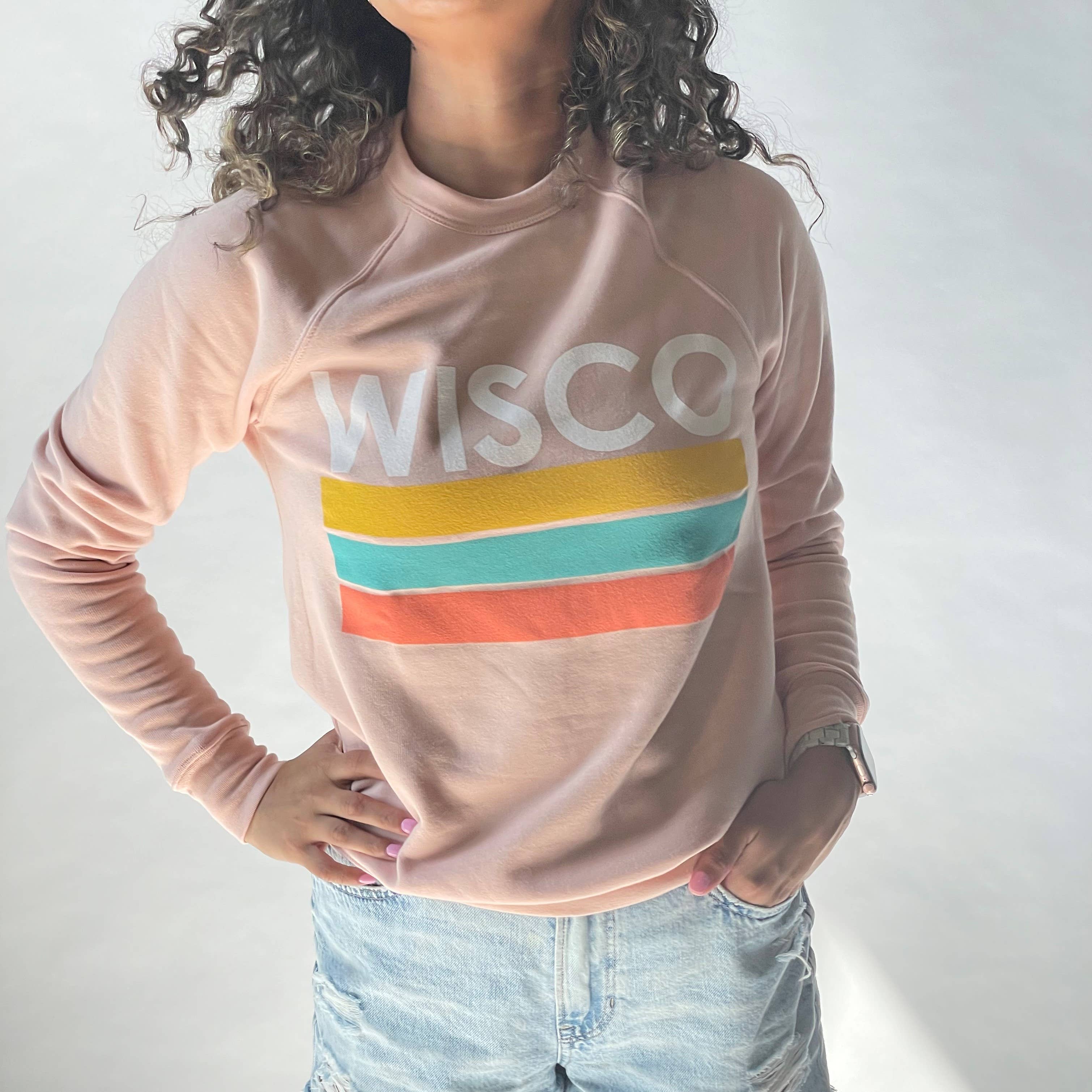 Giltee - Wholesale Graphic Sweatshirt - Women's - The Pillars - Peach Wisco Unisex Crewneck2