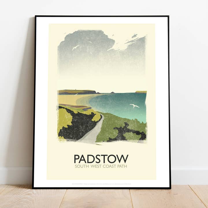 Star Editions - Wholesale Art Print - Padstow - South West Coast Path - 11X14” Premium Art Print1