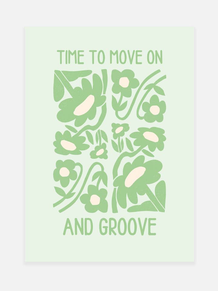 Garden Of Groove Print for wholesale by Noonstead