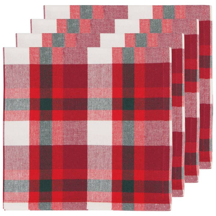 Recycled Cotton Tannenbaum Christmas Napkins Set of 4 for wholesale by Danica Outlet Store