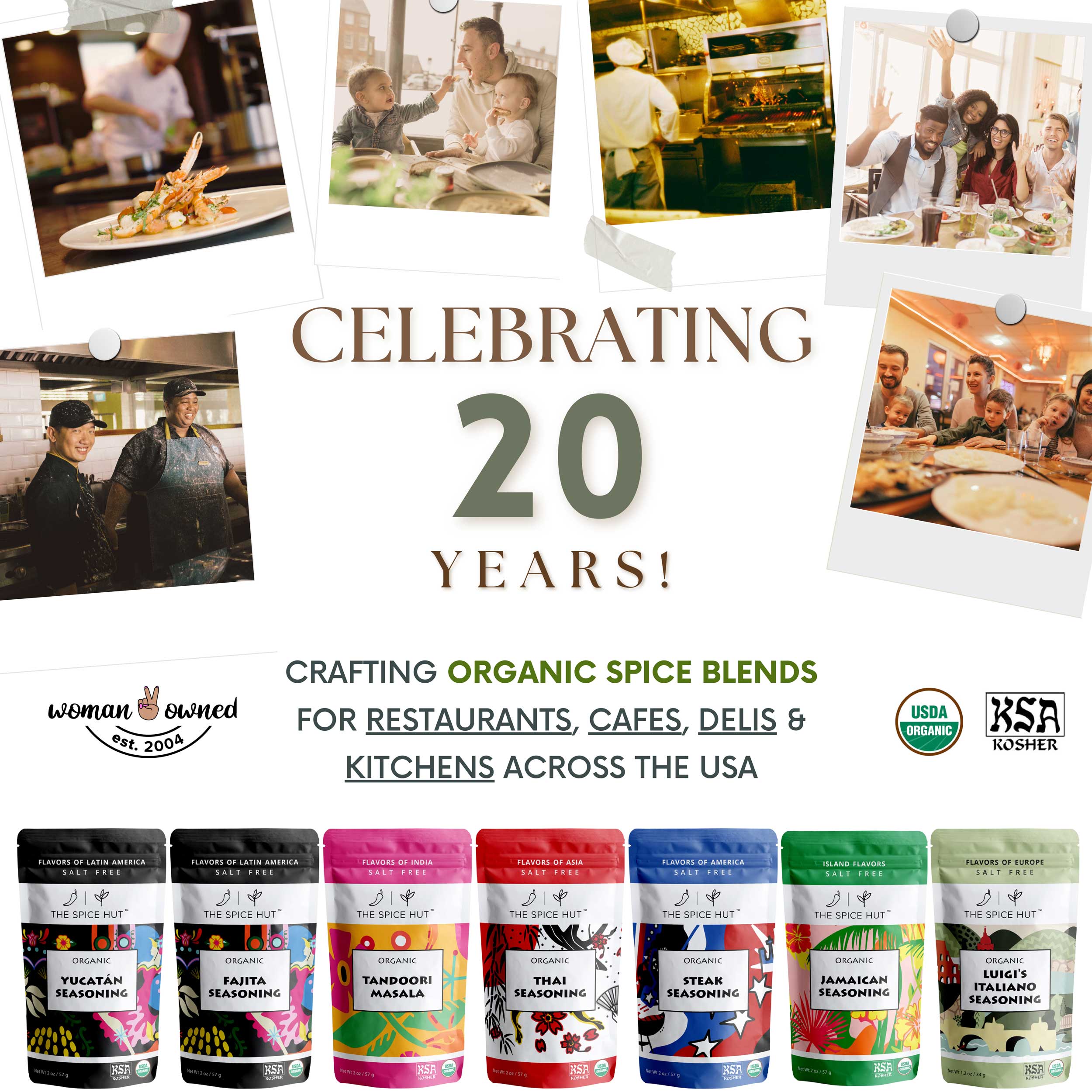 The Spice Hut - Vente Mélanges d'épices séchées - Assaisonnement pour fajita - Mélange d'épices biologique - 2 oz sans sel2