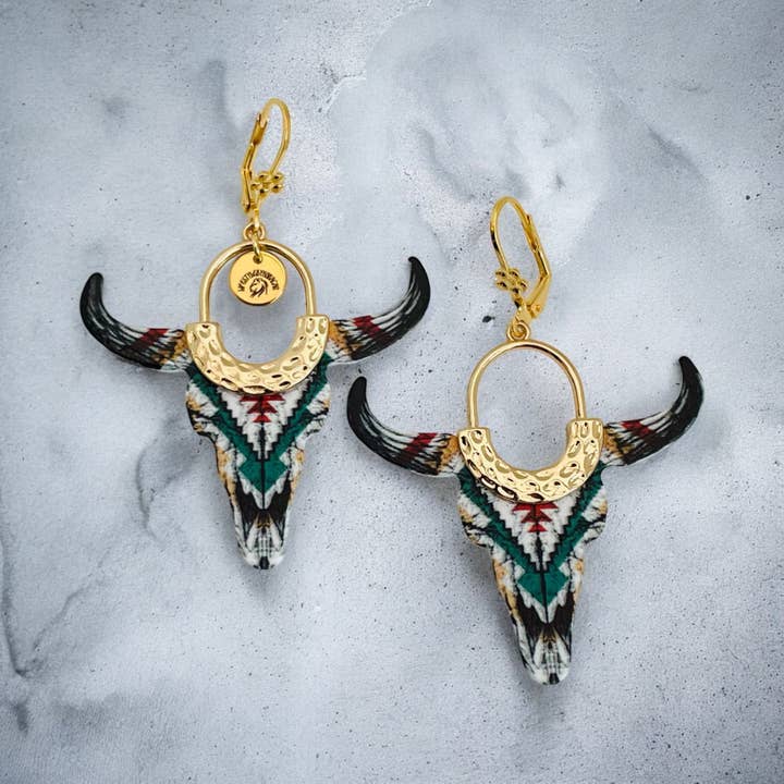Huracan – wholesale Dangle earrings – Buffalo Resin Ethnic Earrings