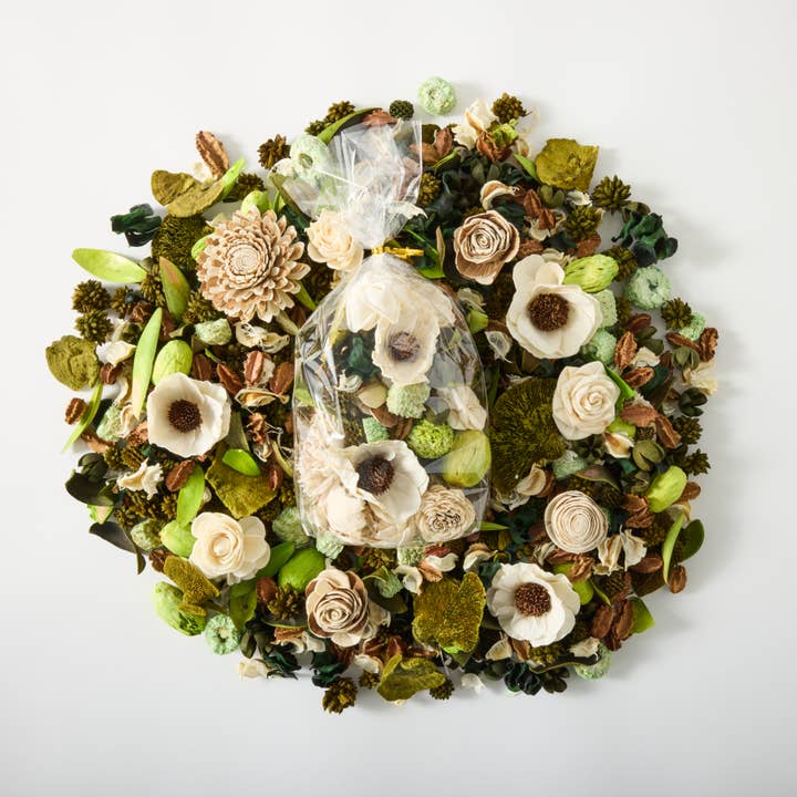 Forest Stroll - Pretty Potpourri with Wood Flowers - 3 oz for wholesale by Oh You're Lovely