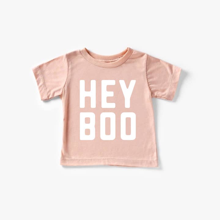 Benny & Ray Apparel - Wholesale Screen Printed T-Shirt - Kids - Hey Boo Halloween Toddler and Youth Shirt2