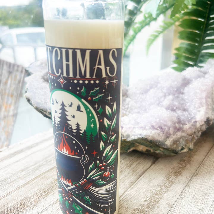 Lunastry - Wholesale Pillar Candle - WITCHMAS Prayer Candle1