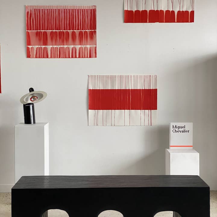 Office Objets - Wholesale Bench - Solid monoxyle wooden bench with sculpted base in 3 arches - Black color67