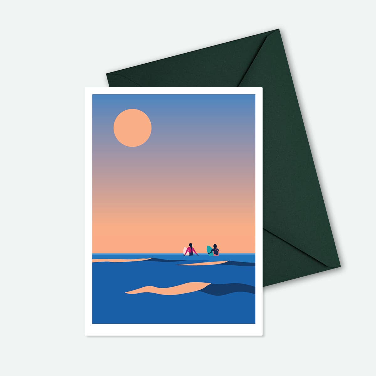 Ivivid Design - Wholesale Everyday Greeting Card - Surfing in Tofino - Canada - Greeting Card2