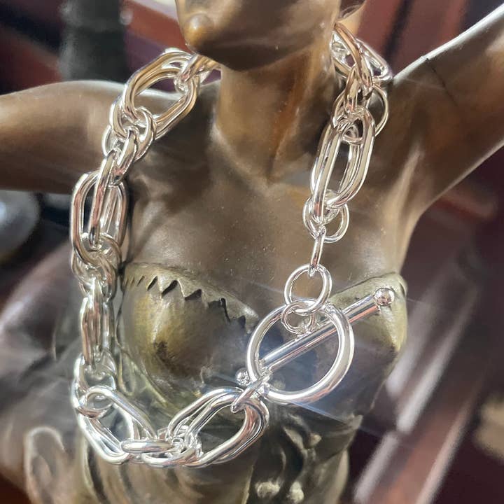 Bohemian Grace - Grace & Grit - Wholesale Link & Chain Bracelet - Silver Creek Sterling Link Bracelet.4