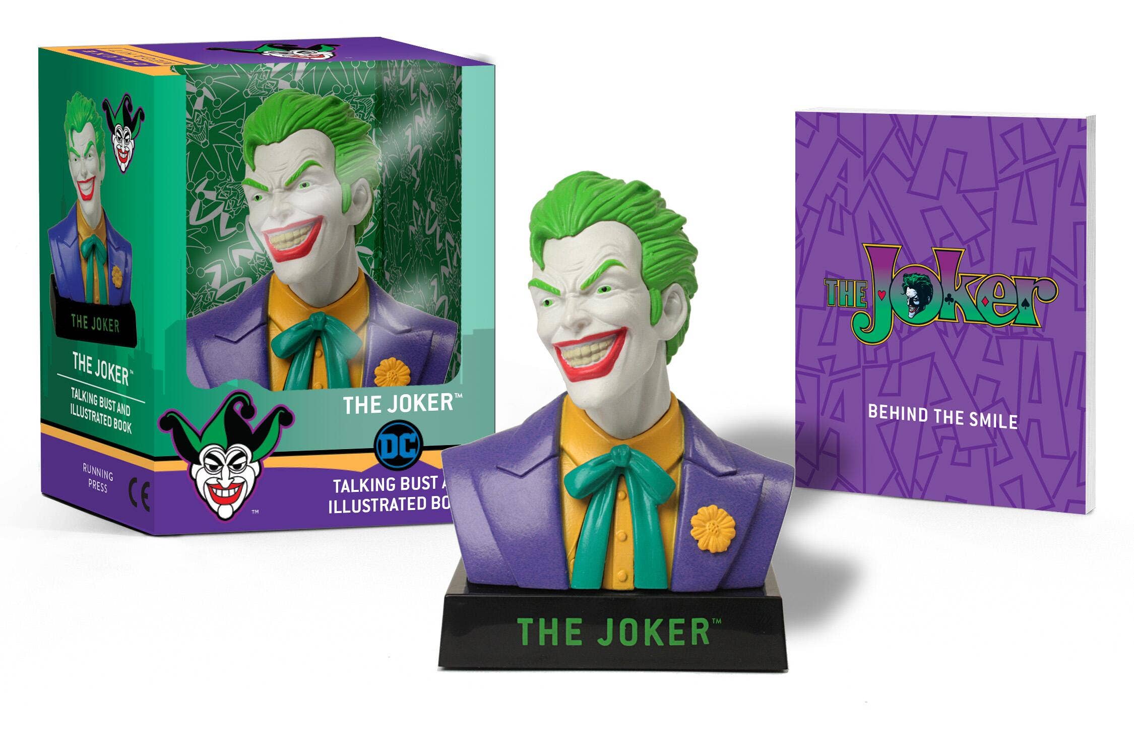 Hachette Book Group - Wholesale Gag Gift/Novelty Gift - Joker Talking Bust And Illustrated Book0