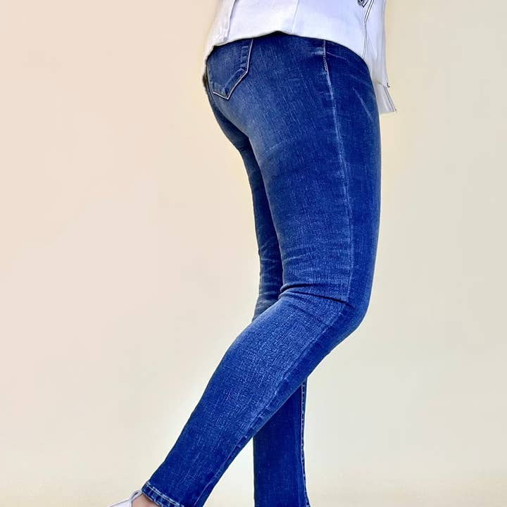 Addy White Pointed Flats for wholesale by Only Partners