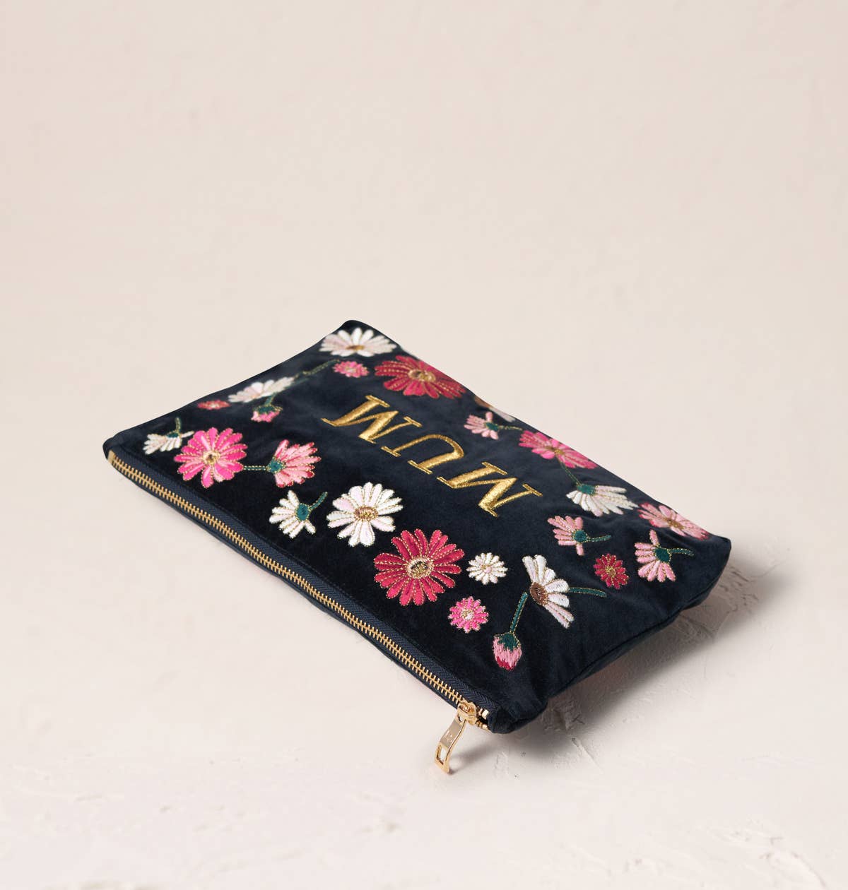 Charcoal Floral Mum Everyday Pouch for wholesale on Faire3