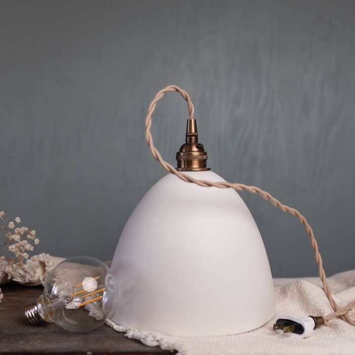 Niik Creative Co. - Wholesale Chandelier/Hanging Light - Vintage Bullet Pendant Large - Ceramic Light Fixture