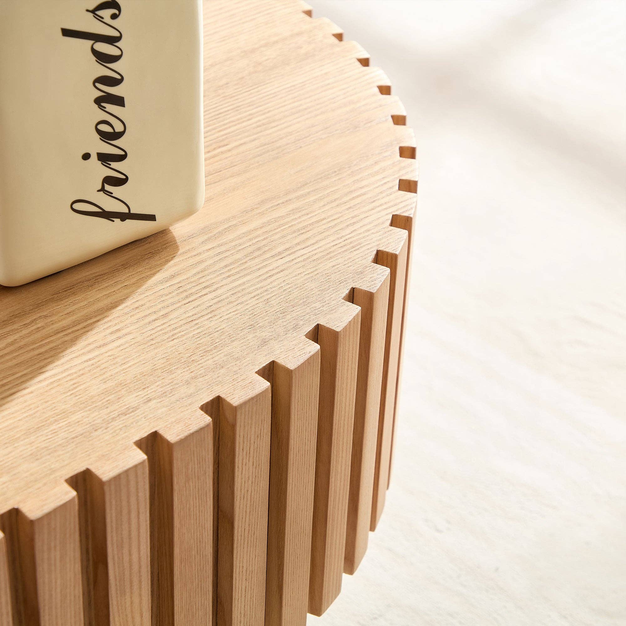 HOMYCASA DESIGN INC - Vente Tables basses - Table basse ovale en bois fait main Modena 43,7"7