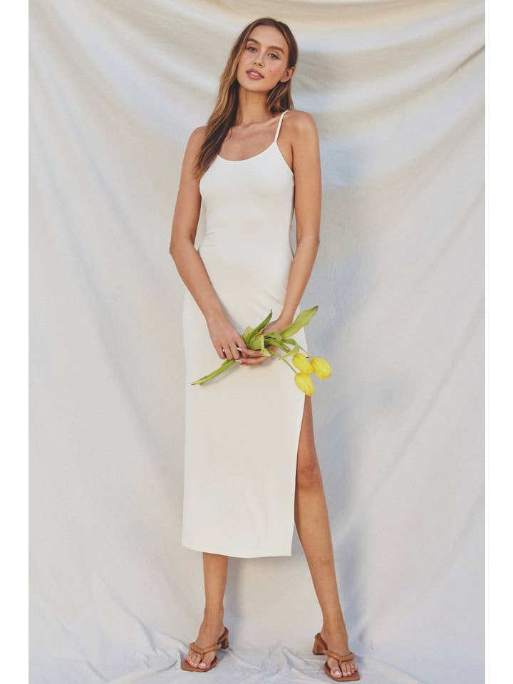 Dress Forum - Vente Robe – femme - Robe longue moulante en tricot côtelé (1)16