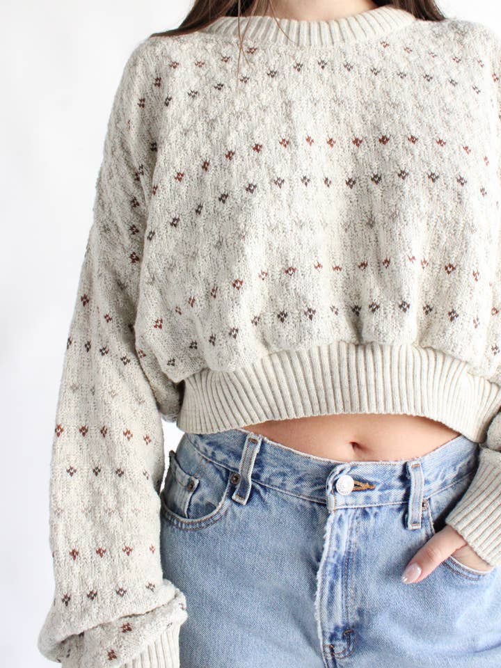 American Recycled Clothing - Wholesale Knit Sweater - Women's - Crop Knit Sweater Bundle