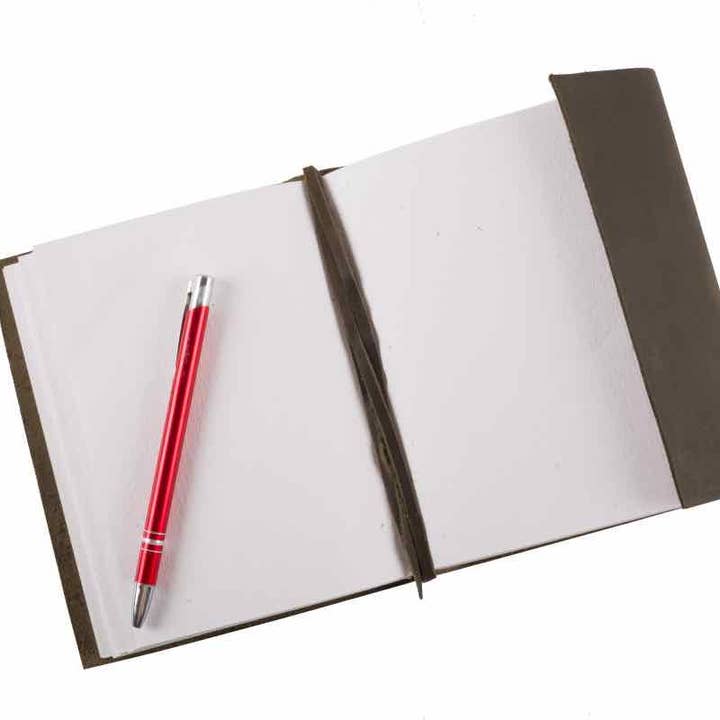 Men's Gifts Australia - Wholesale Journal/diary - Leather Journal-Compass-5x710