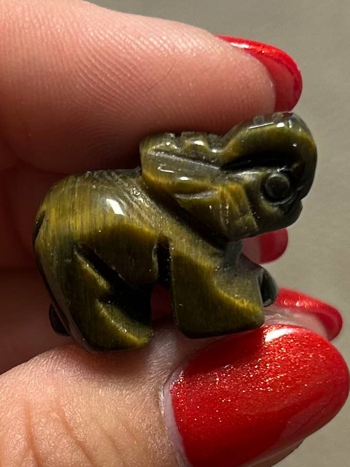 Elefant Mini snidning kristall ädelsten för wholesale av Atomic Alchemy