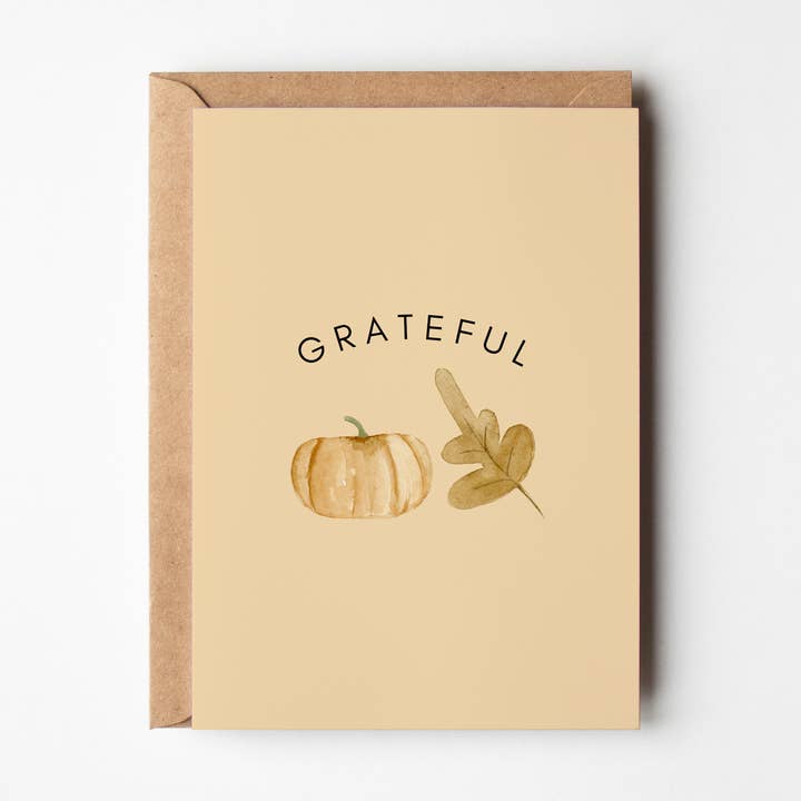 Grateful Greeting Card for wholesale by modbymae