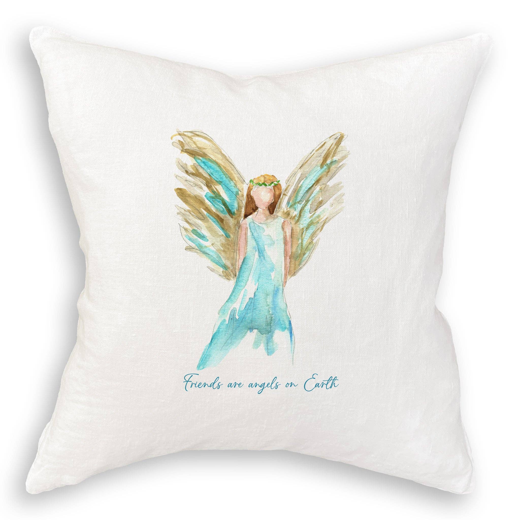 French Graffiti – Engroshandel Viskestykke – Blå himmelsk engel med venners citat11