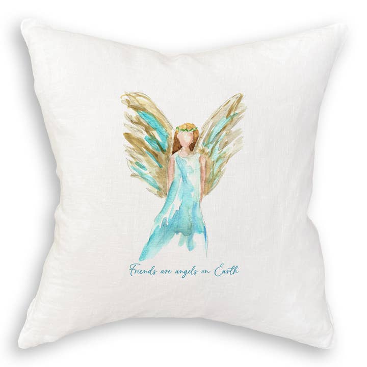 French Graffiti – Engroshandel Viskestykke – Blå himmelsk engel med venners citat11