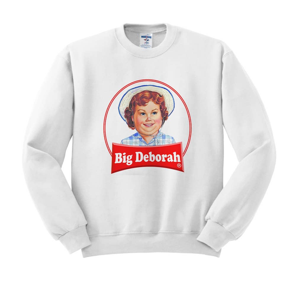 Lucky Luna Apparel - Wholesale Graphic Sweatshirt - Women's - Big Deborah Crewneck Sweatshirt0