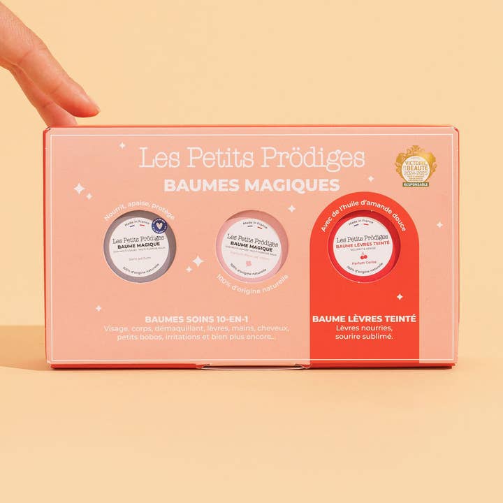 Weihnachtsset - 2 Magische Balsame & 1 Getönter Balsam für den Großhandel von Les Petits Prödiges