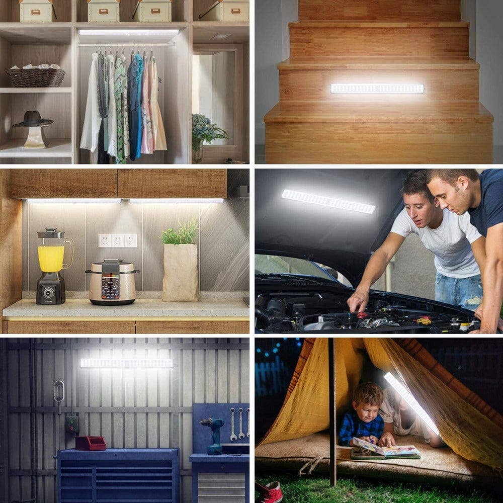 LEPOTEC INC - Wholesale Light Bulb/Puck - Lepotec 78 LED Wireless Under Cabinet Motion Sensor Lights - Quick & Easy Setup5