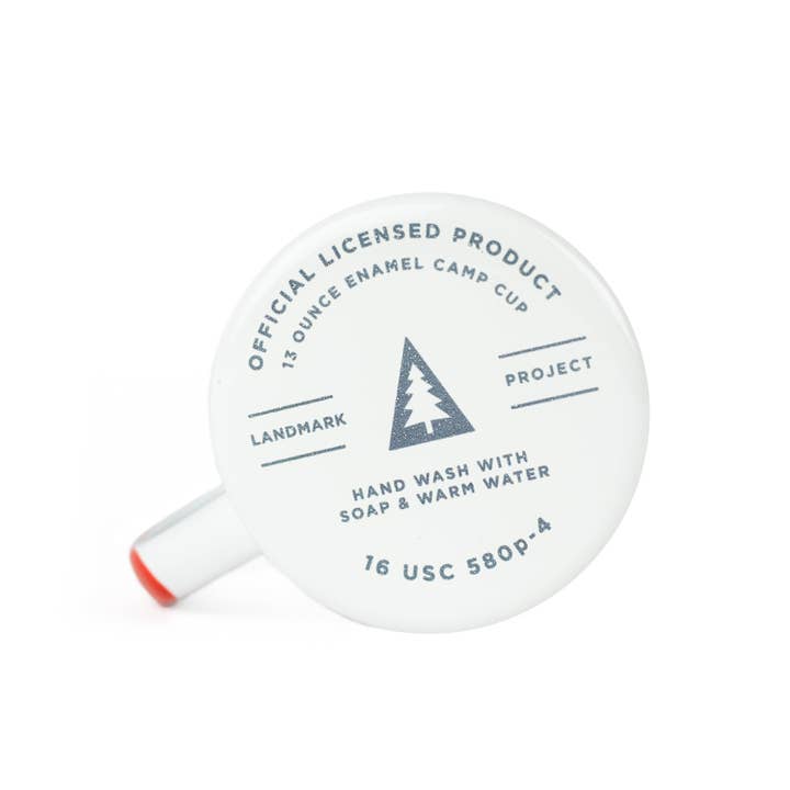 The Landmark Project - Wholesale Coffee Mug - Smokey Bear Enamelware Mug3