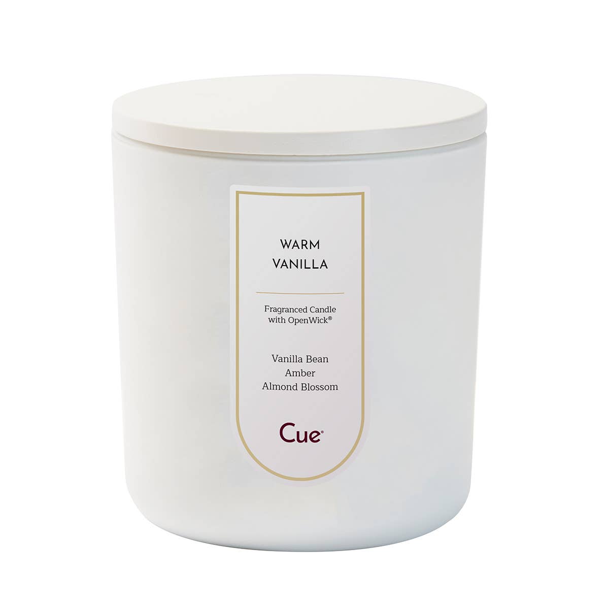 Cue - Wholesale Jar/Filled Candle - Warm Vanilla Candle