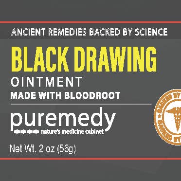 Puremedy - Wholesale Healing Salve/Balm/Cream - Black Drawing Ointment 1oz