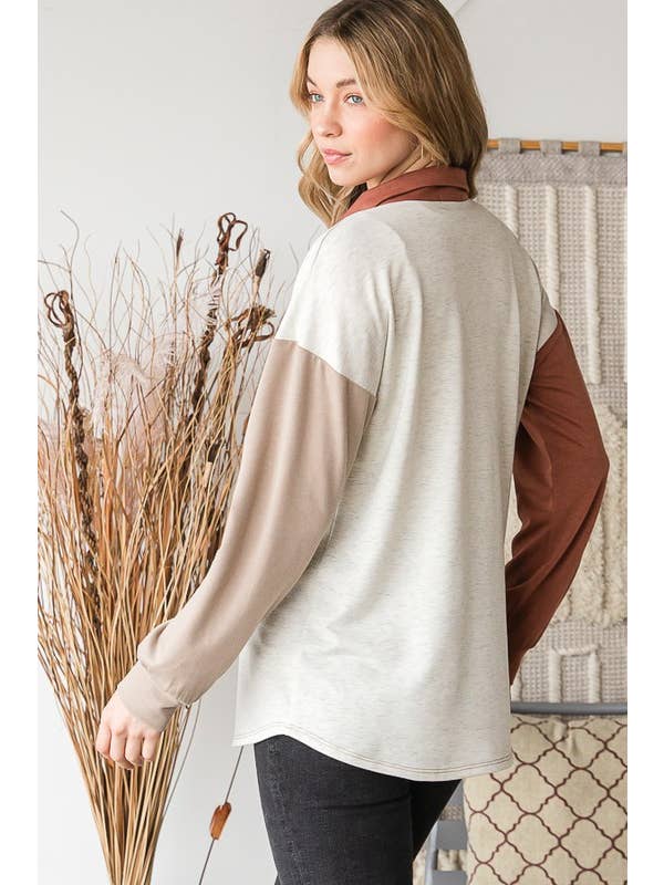 HEIMISH – Großhandel Hemdjacke/Shacket – Damen – EJ6724-10 BASIC HALSBAND, EINFARBIG, BLOCKMANSCHETTE4