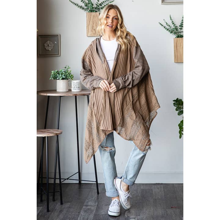 MIX MEDIA LÅNGÄRMAD KOFTA MED SPETSDETALJ för wholesale av Oli&Hali