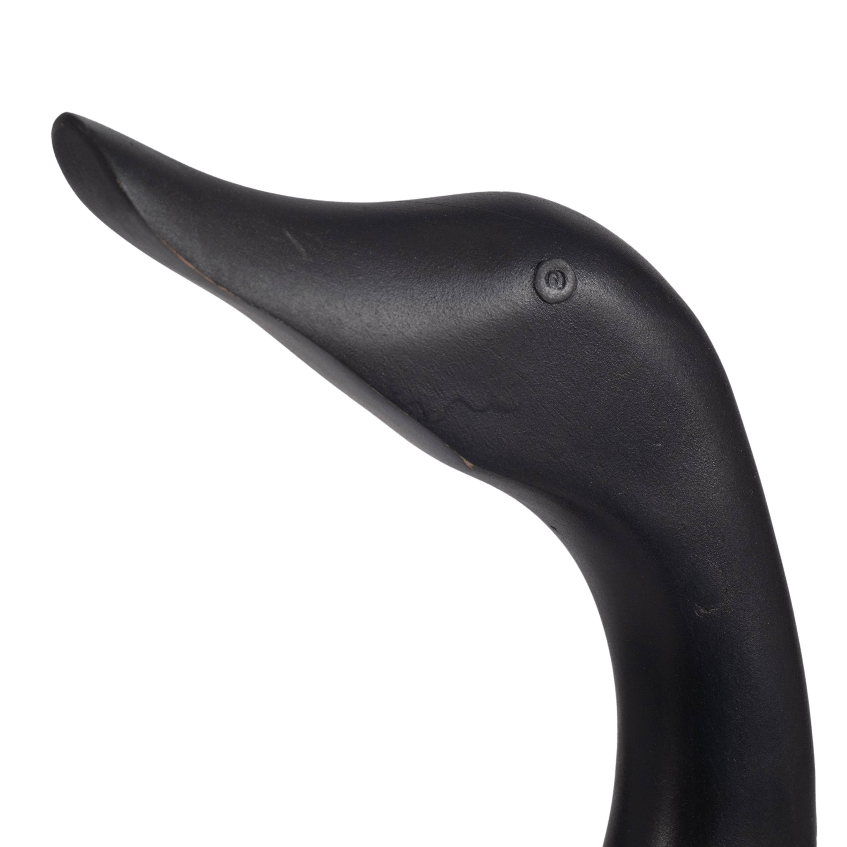 Sagebrook Home - Wholesale Decorative Figurine - Bamboo Wood Duck in Rainboots Figurine - Black, 20 in.9