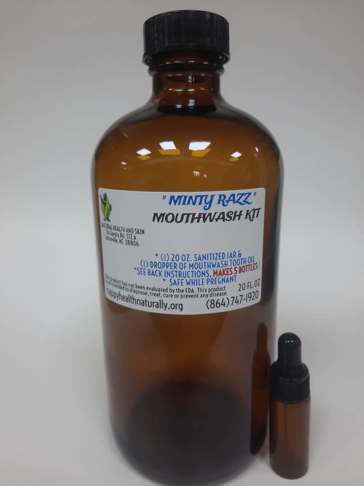 " MINTY RAZZ " MOUTHWASH KIT for wholesale by Natural Health And Skin