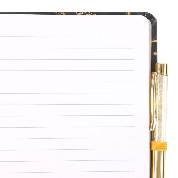 Nibble Distributors Ltd - Wholesale Notebook - Little Sparkle Notebook with Citrine Pen1